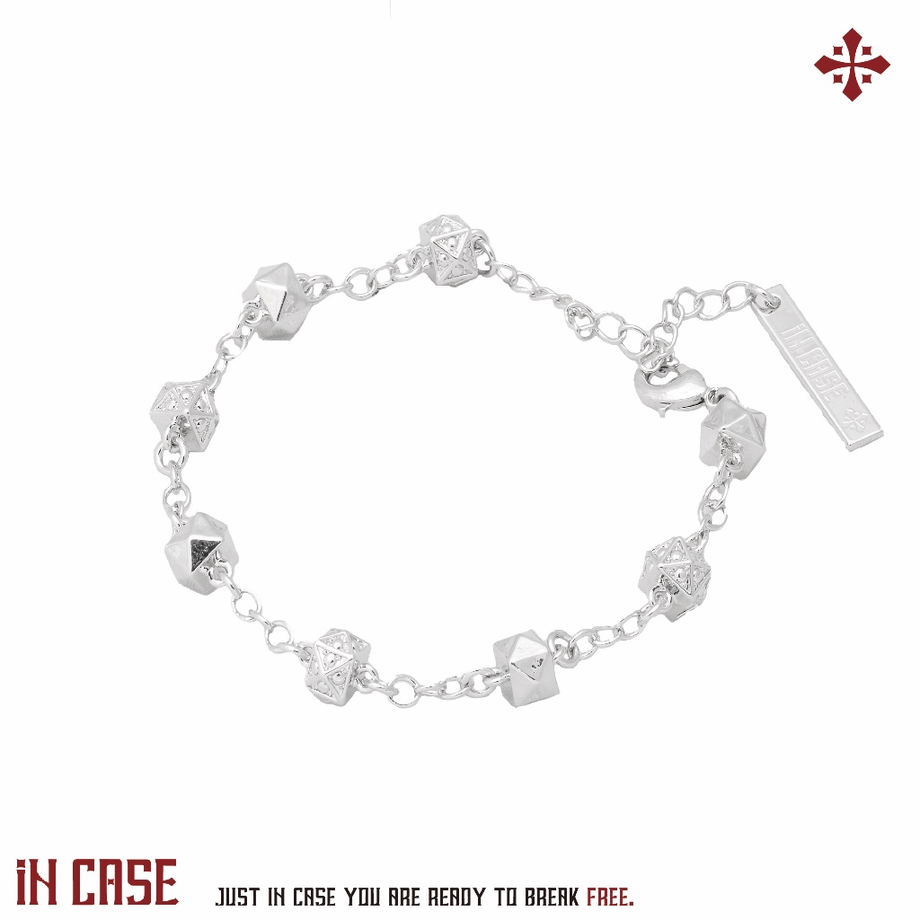 【INCASE】0 1 0 1 Bracelet 鉚釘方墜手鍊