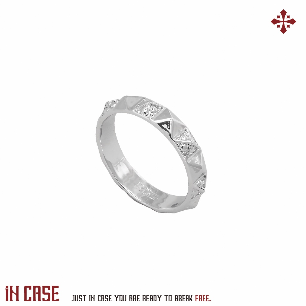 【INCASE】0 1 0 Ring 基礎鉚釘鑲嵌戒指